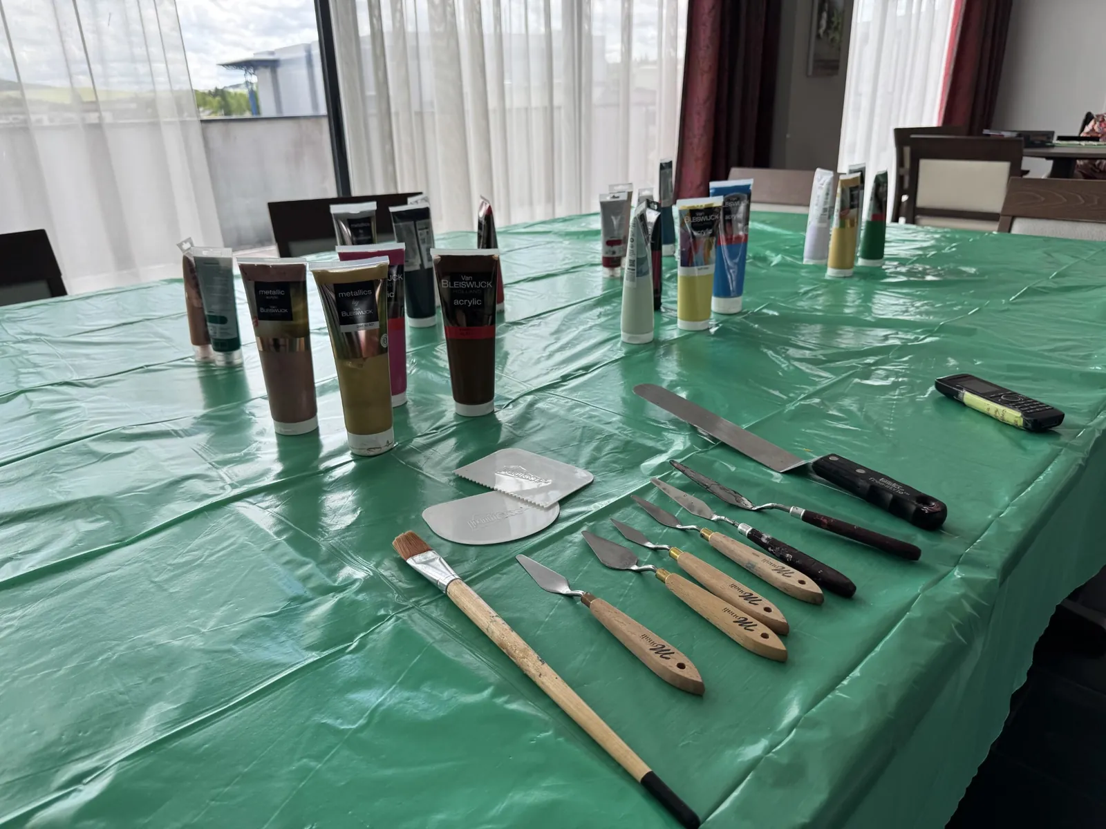 Peinture au couteau 