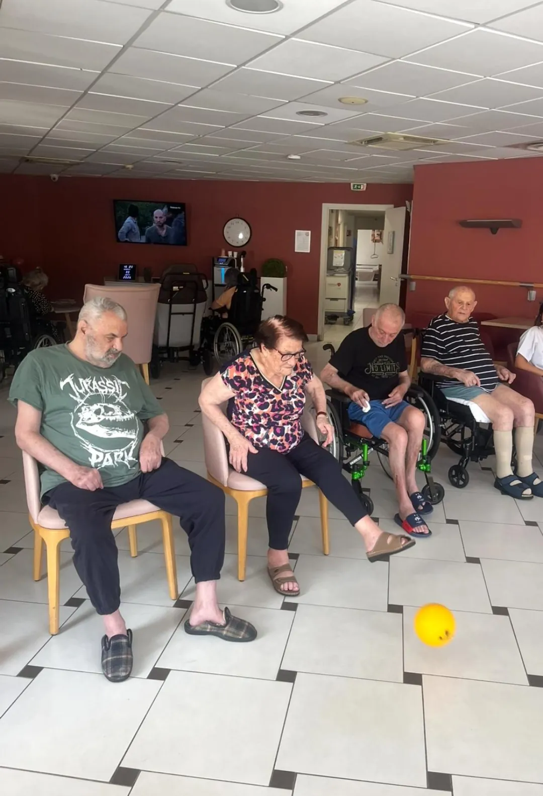 Un air de Coupe du Monde à l'EHPAD !