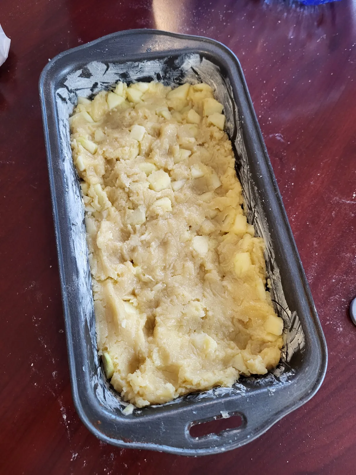 crumble aux pommes avec les résidents au Adrets 