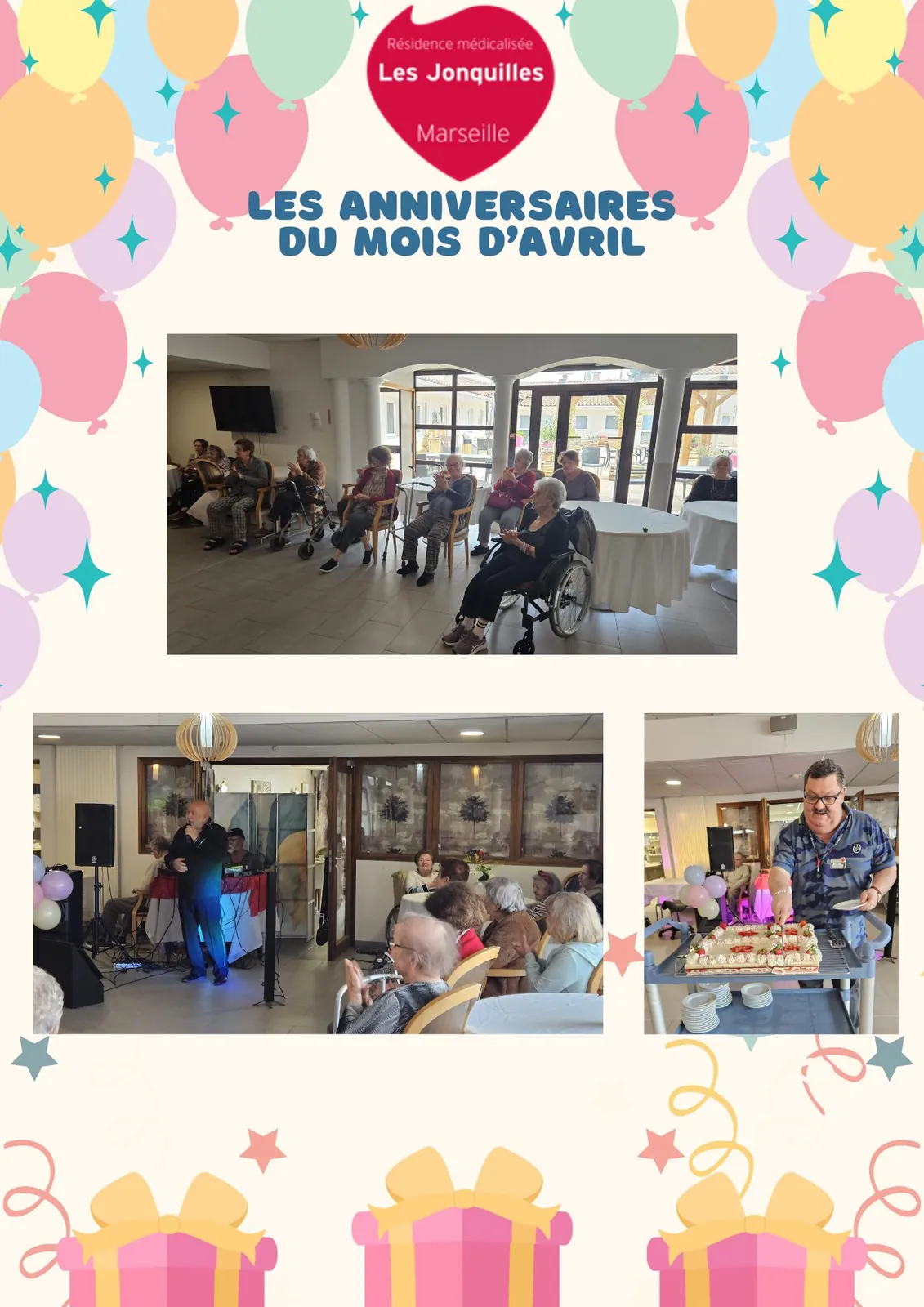  Un bel après-midi musical avec Barth à la résidence Les Jonquilles ! 