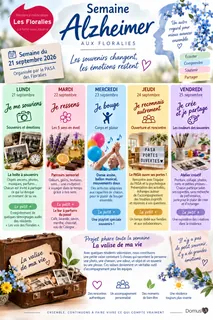Portes ouvertes du PASA pour notre semaine autour de la maladie d'Alzheimer