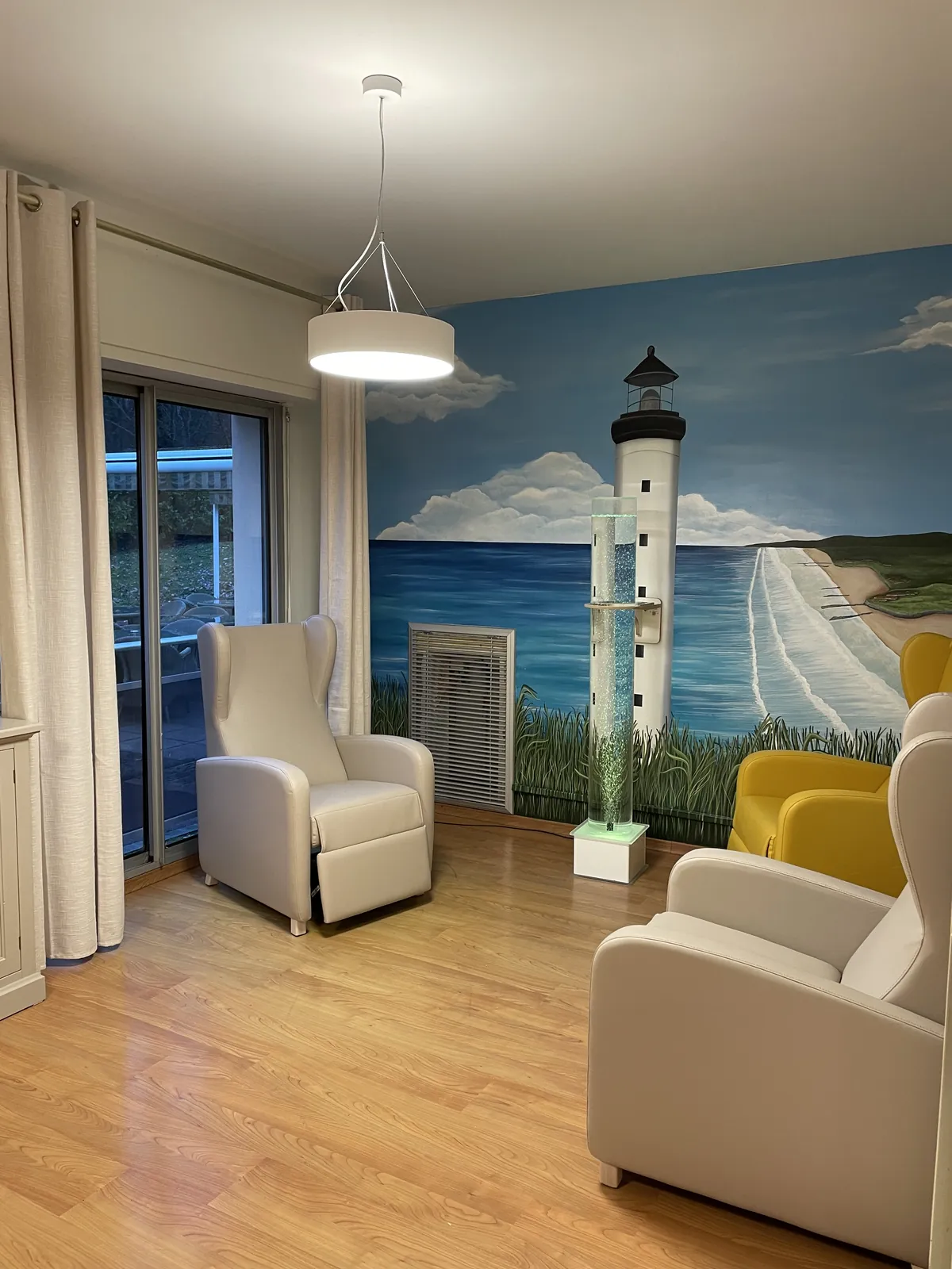 Aménagement salon cocooning 