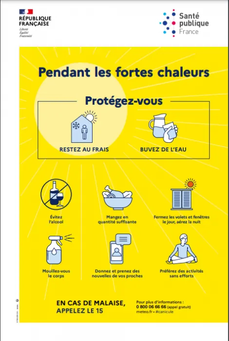 Fortes chaleurs : notre vigilance renforcée 
