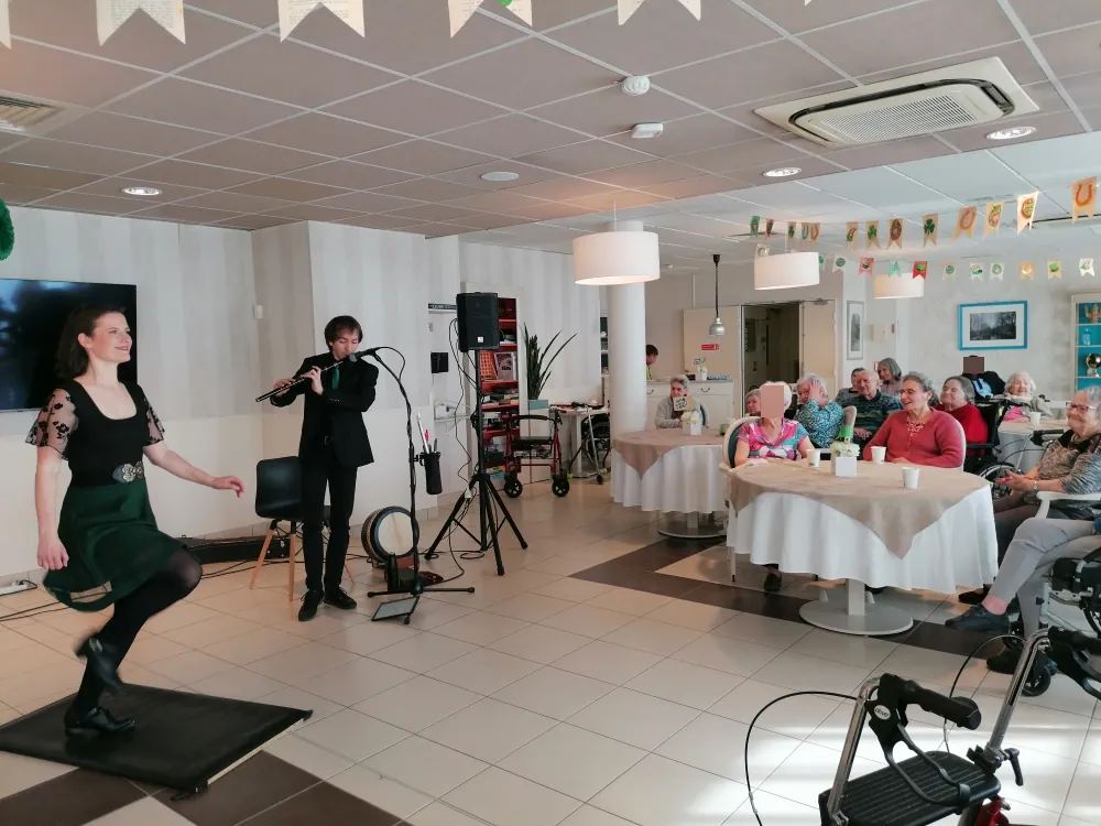 Fête de la Saint-Patrick à l’Ehpad d'Esbly