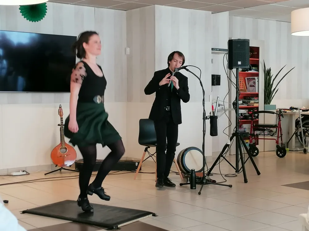Fête de la Saint-Patrick à l’Ehpad d'Esbly