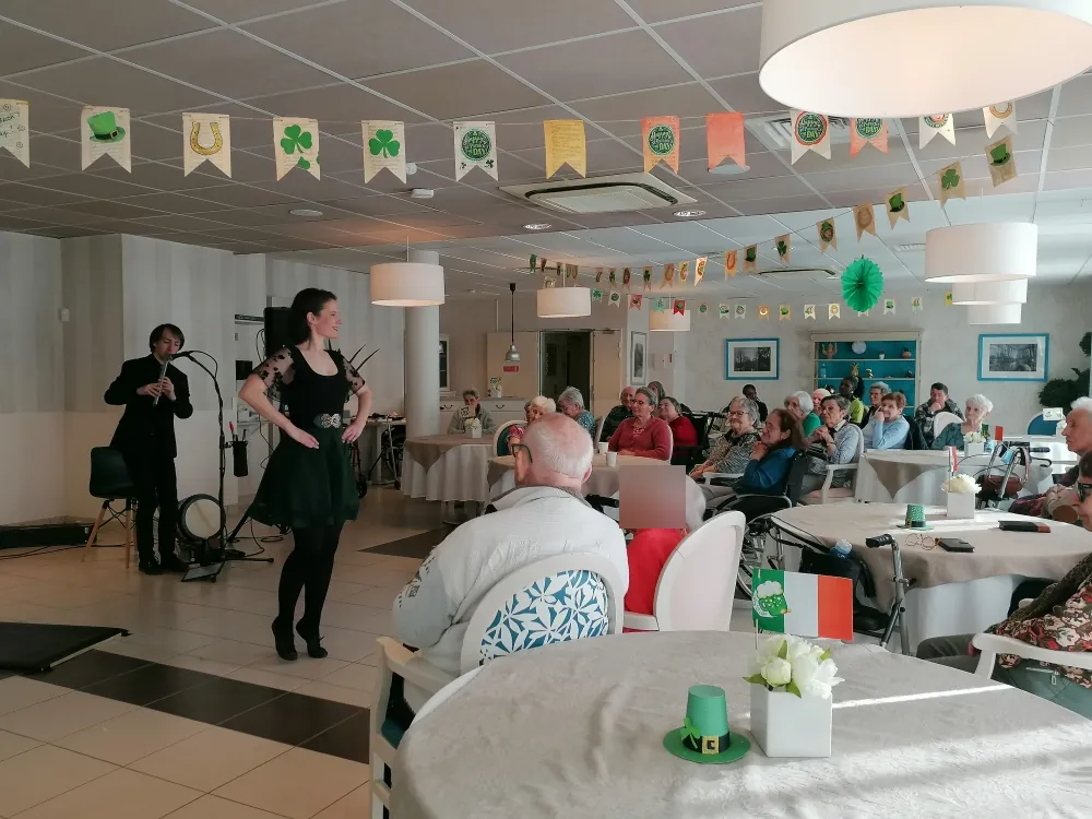 Fête de la Saint-Patrick à l’Ehpad d'Esbly