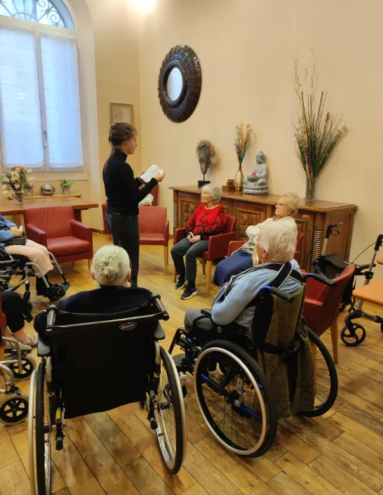 Atelier Théâtre et Sensorialité – Mardi dernier