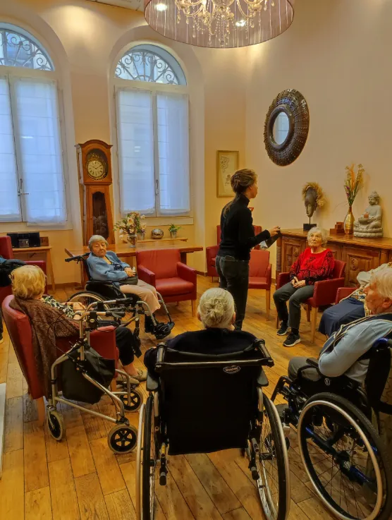 Atelier Théâtre et Sensorialité – Mardi dernier