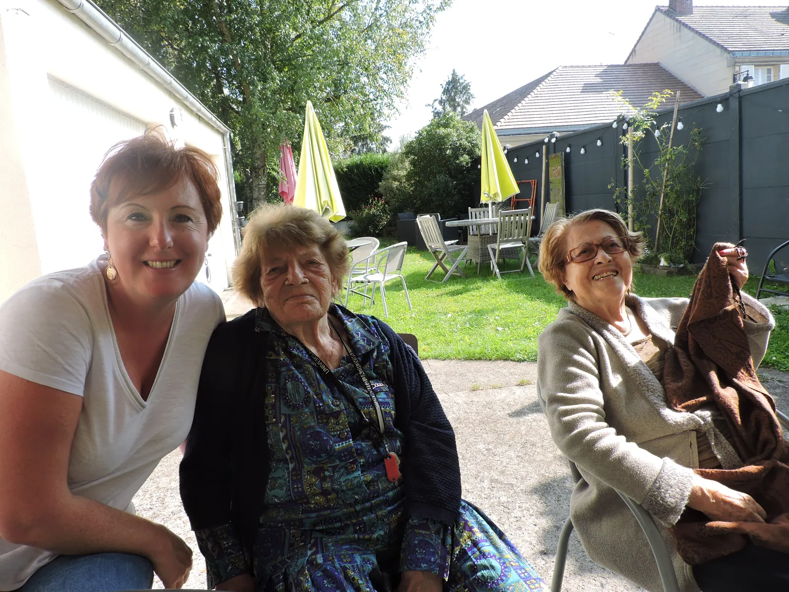 Salon de thé en terrasse 