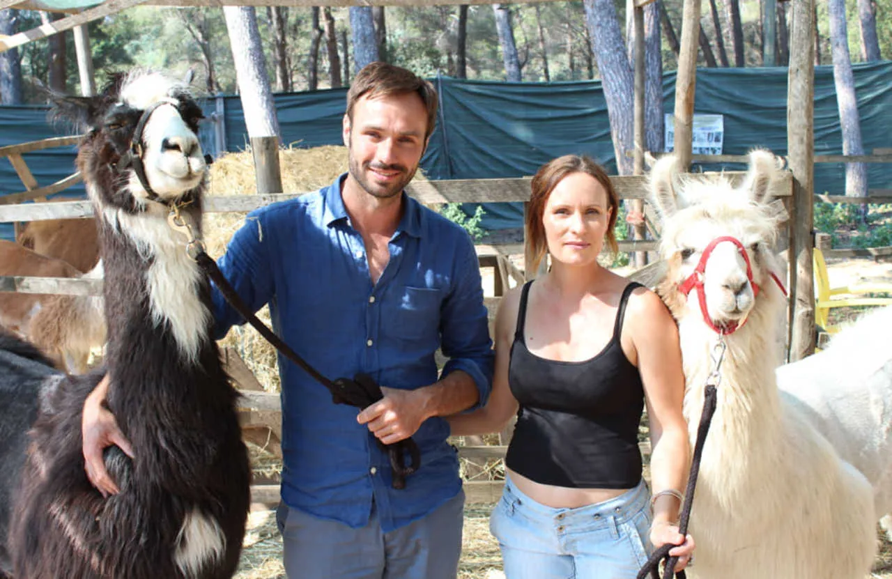 Visite de Jules le lama 