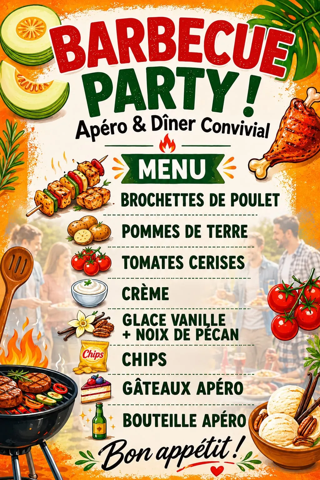 Repas thérapeutique de Juin