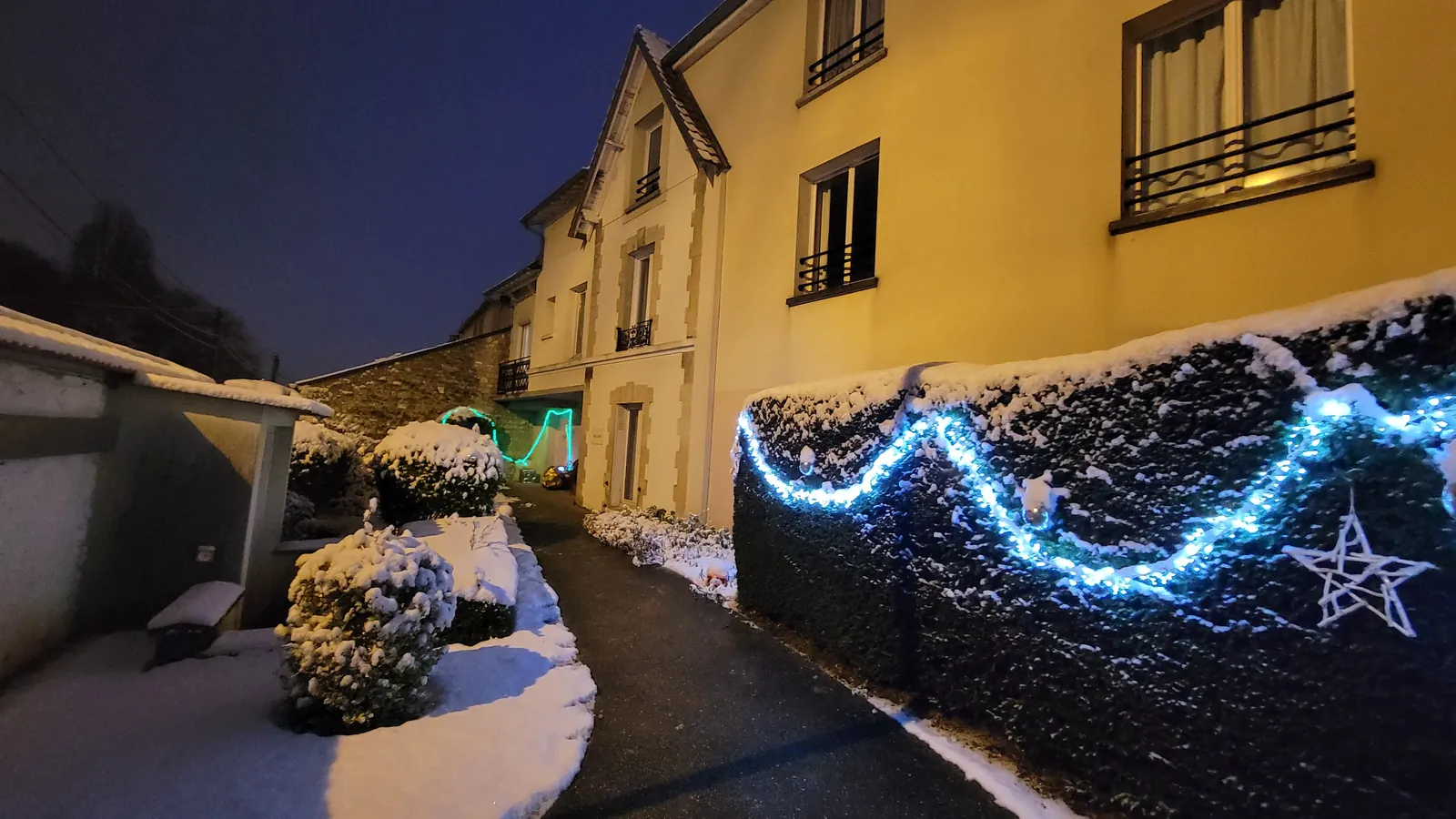 Quand l'hiver s'installe sur la Résidence....