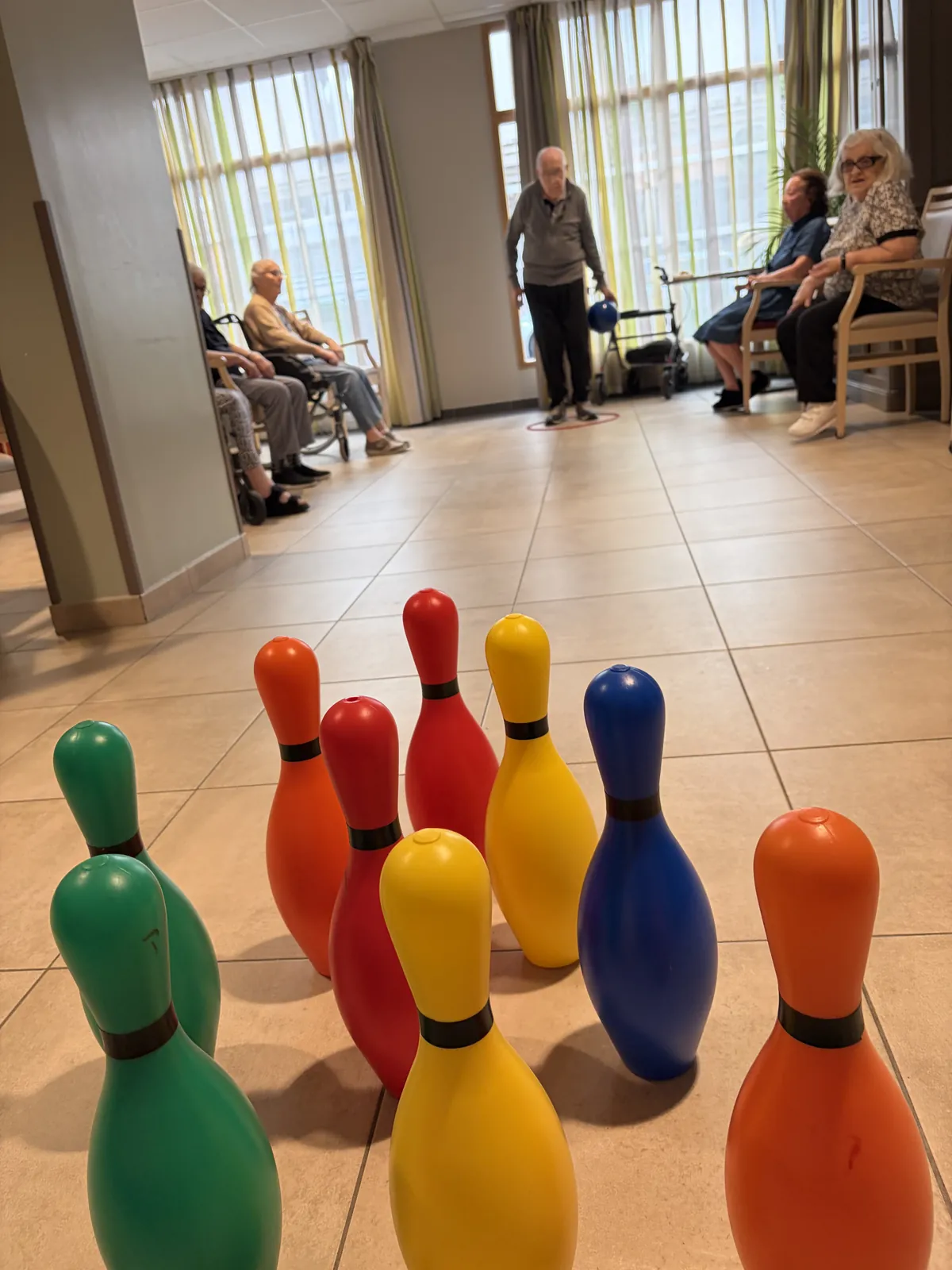 Un atelier bowling sous le signe de la bonne humeur !