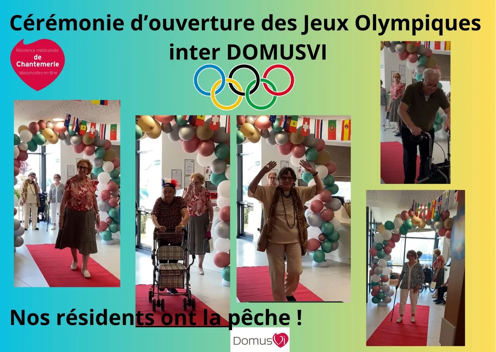 Cérémonie d'ouverture de nos JO inter Domusvi 