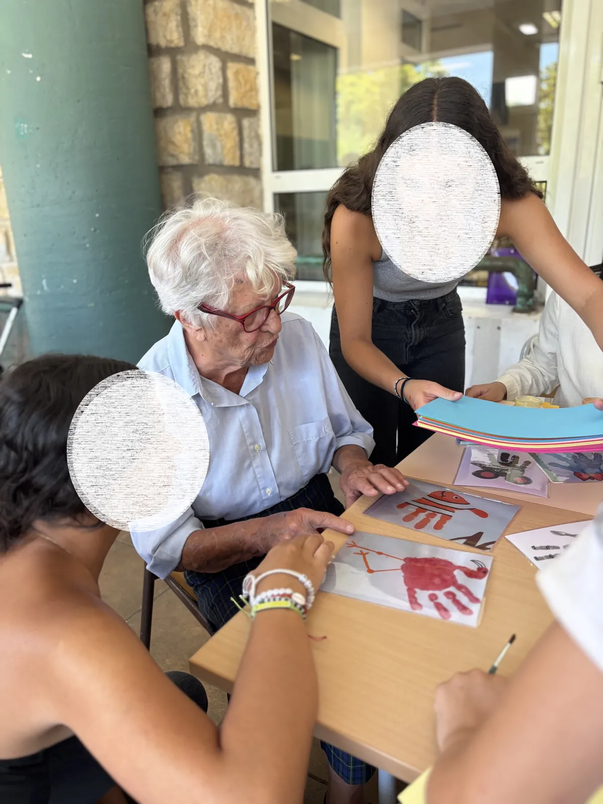 Rencontre intergénérationnelle au Campus Vert d’Azur à Antibes