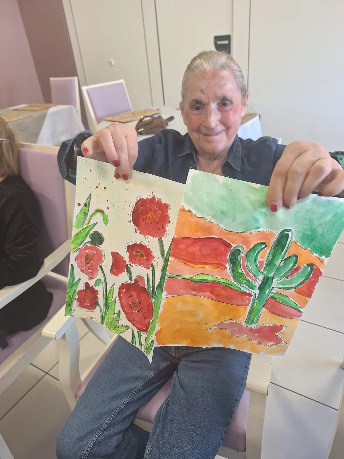 L'art thérapie avec Christine