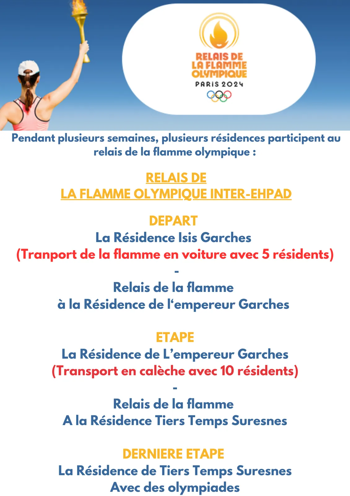 Création de la Flamme Olympique : Un Moment de Créativité et de Convivialité