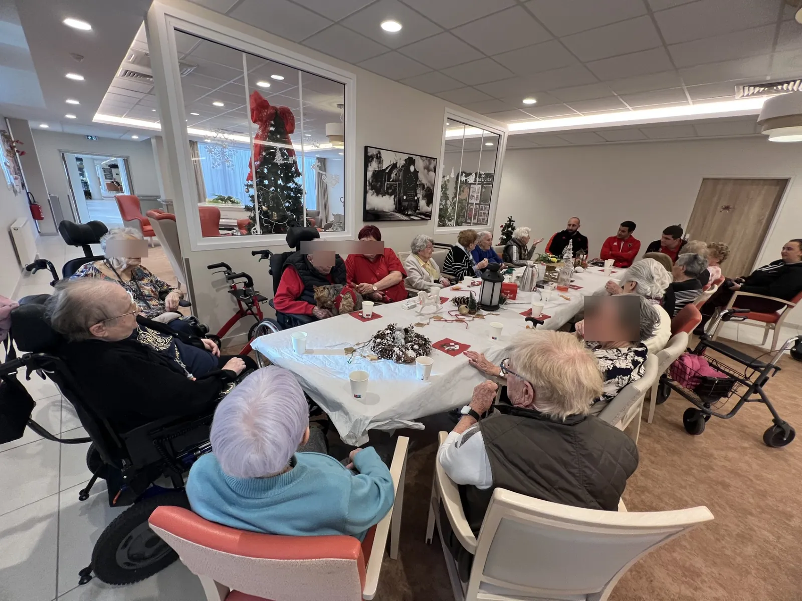 Les rugbymen au cœur d'un gouter de Noel convivial  
