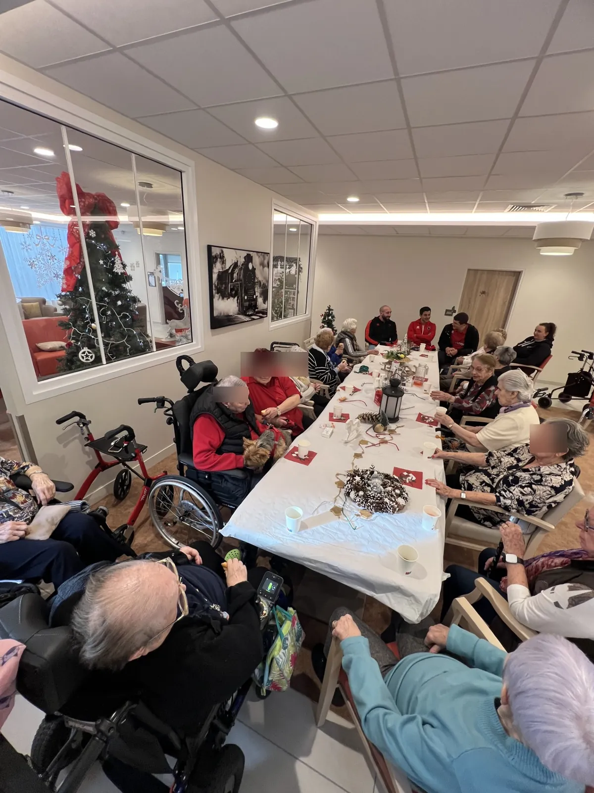 Les rugbymen au cœur d'un gouter de Noel convivial  