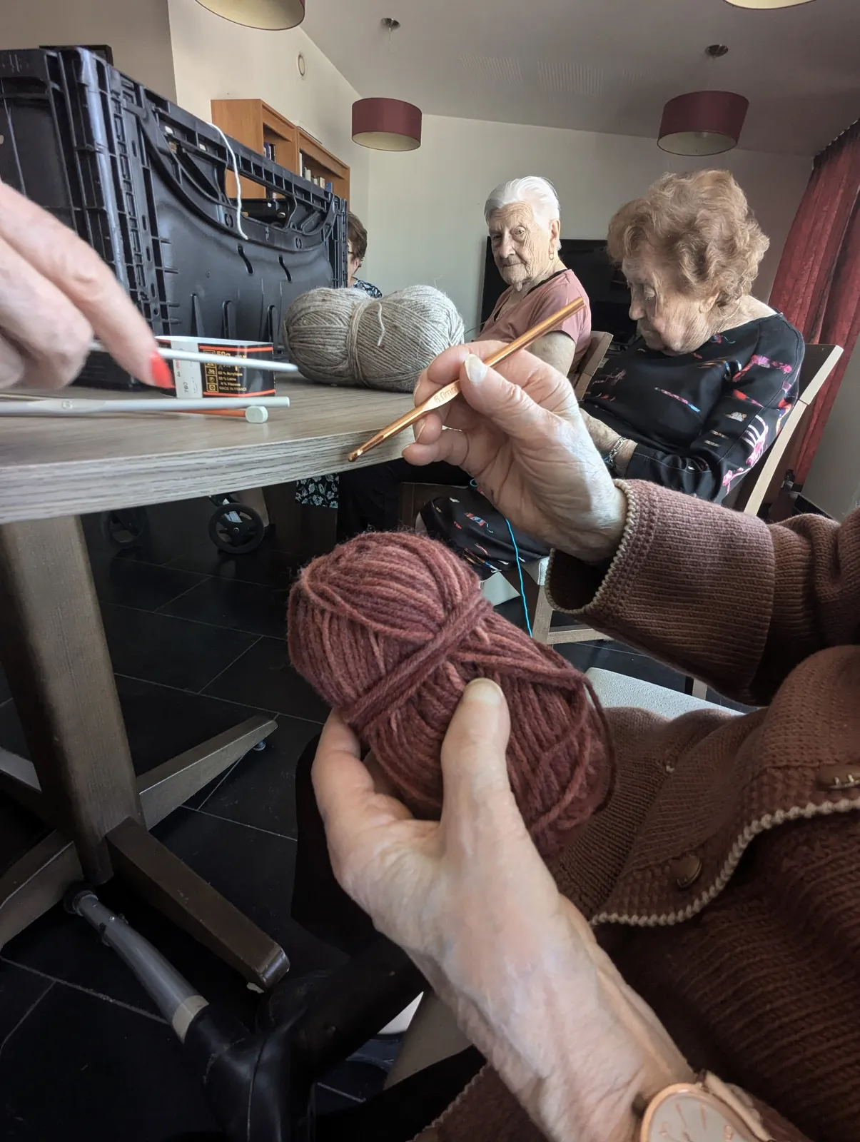 Atelier tricot de retour !