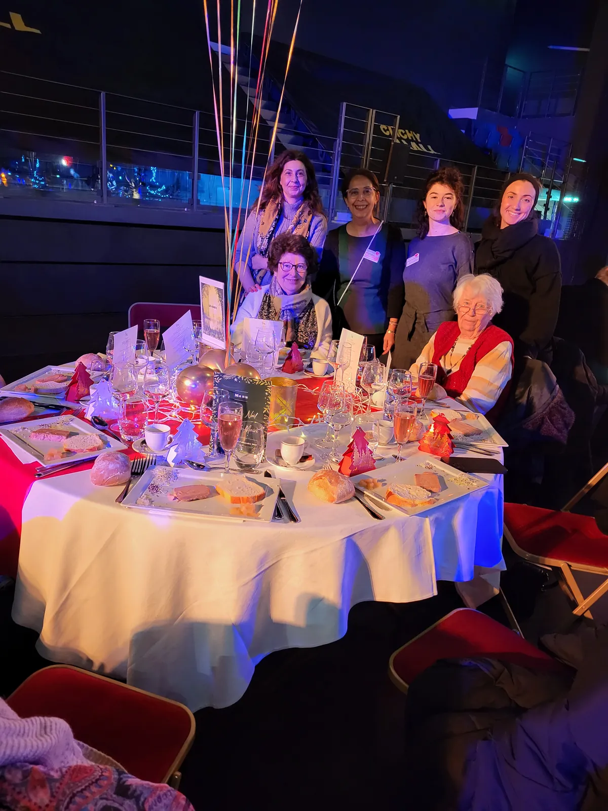 Le repas de noël de monsieur le maire de la ville de Clichy 