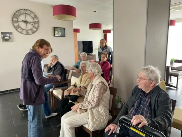 rencontre avec l'association mal voyant