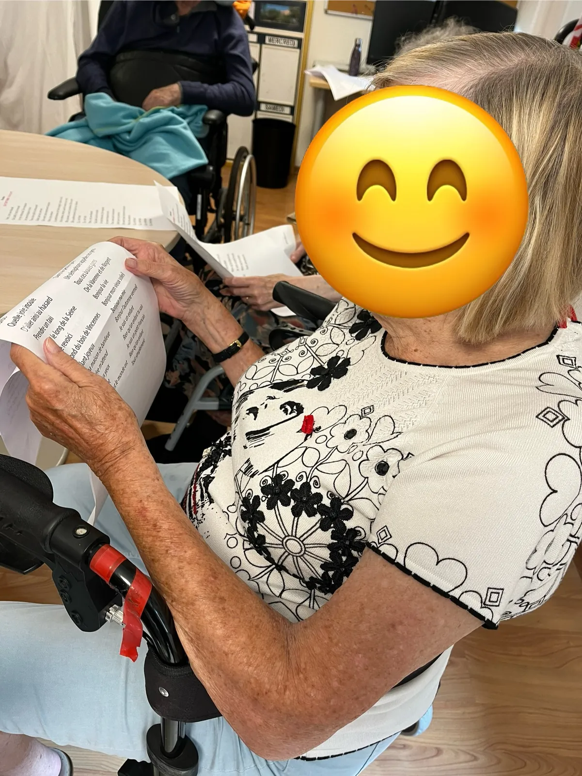 Changement de ton pour les activités de la résidence !