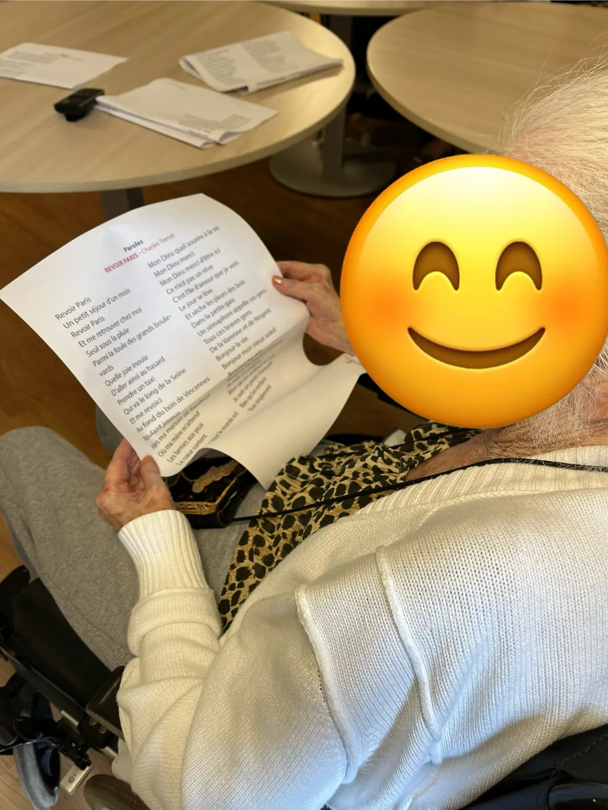 Changement de ton pour les activités de la résidence !