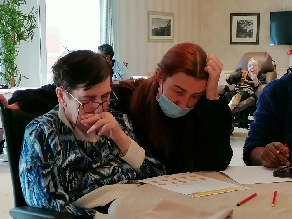 Semaine des Mathématiques à l'EHPAD d'Esbly