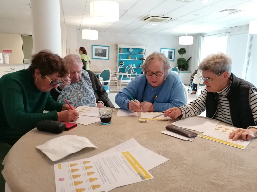 Semaine des Mathématiques à l'EHPAD d'Esbly