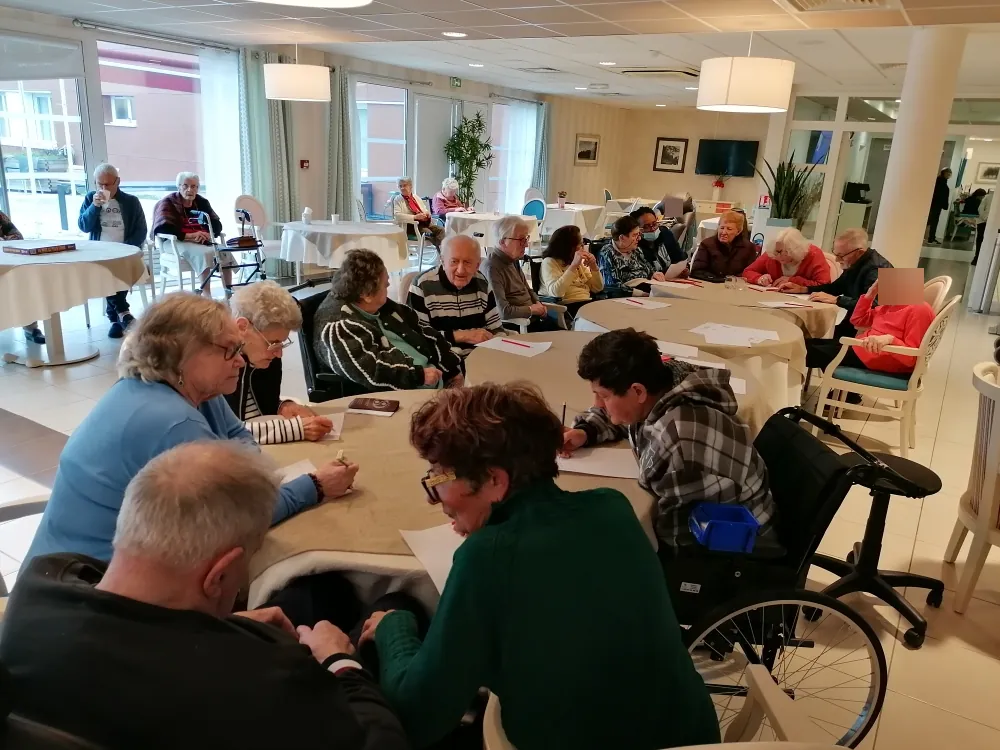 Semaine des Mathématiques à l'EHPAD d'Esbly