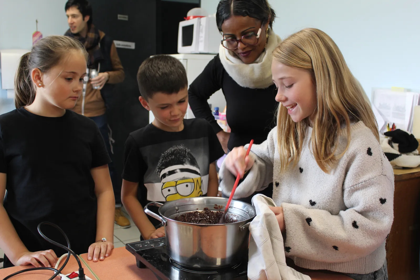 Confection de chocolats !