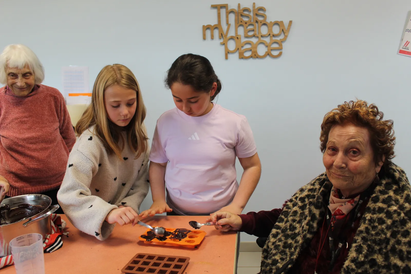 Confection de chocolats !