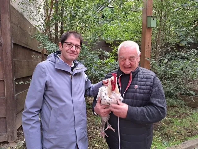 A la ferme pour débuter la semaine Bleue !