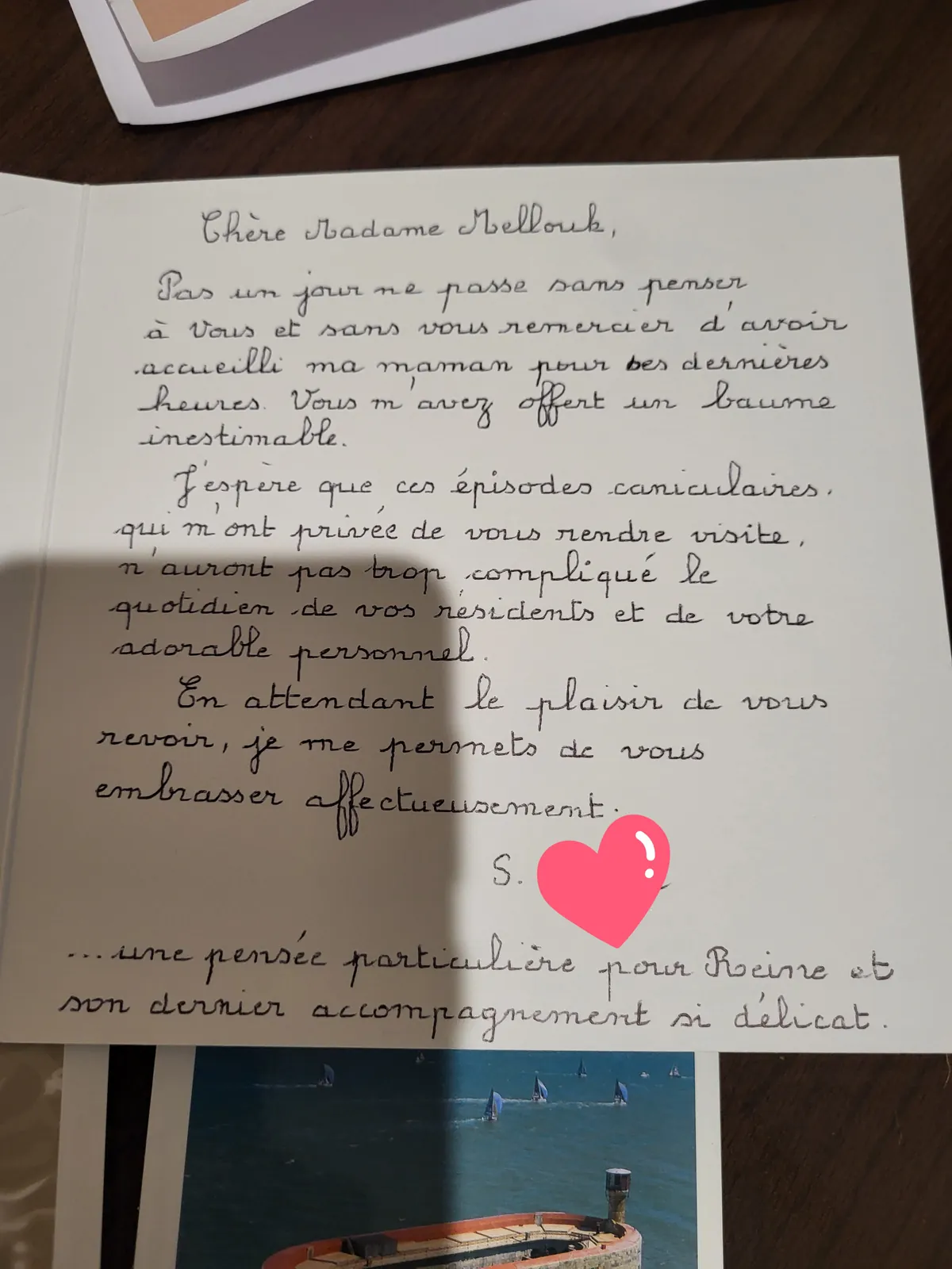  Merci à toutes les familles pour vos jolies attentions !