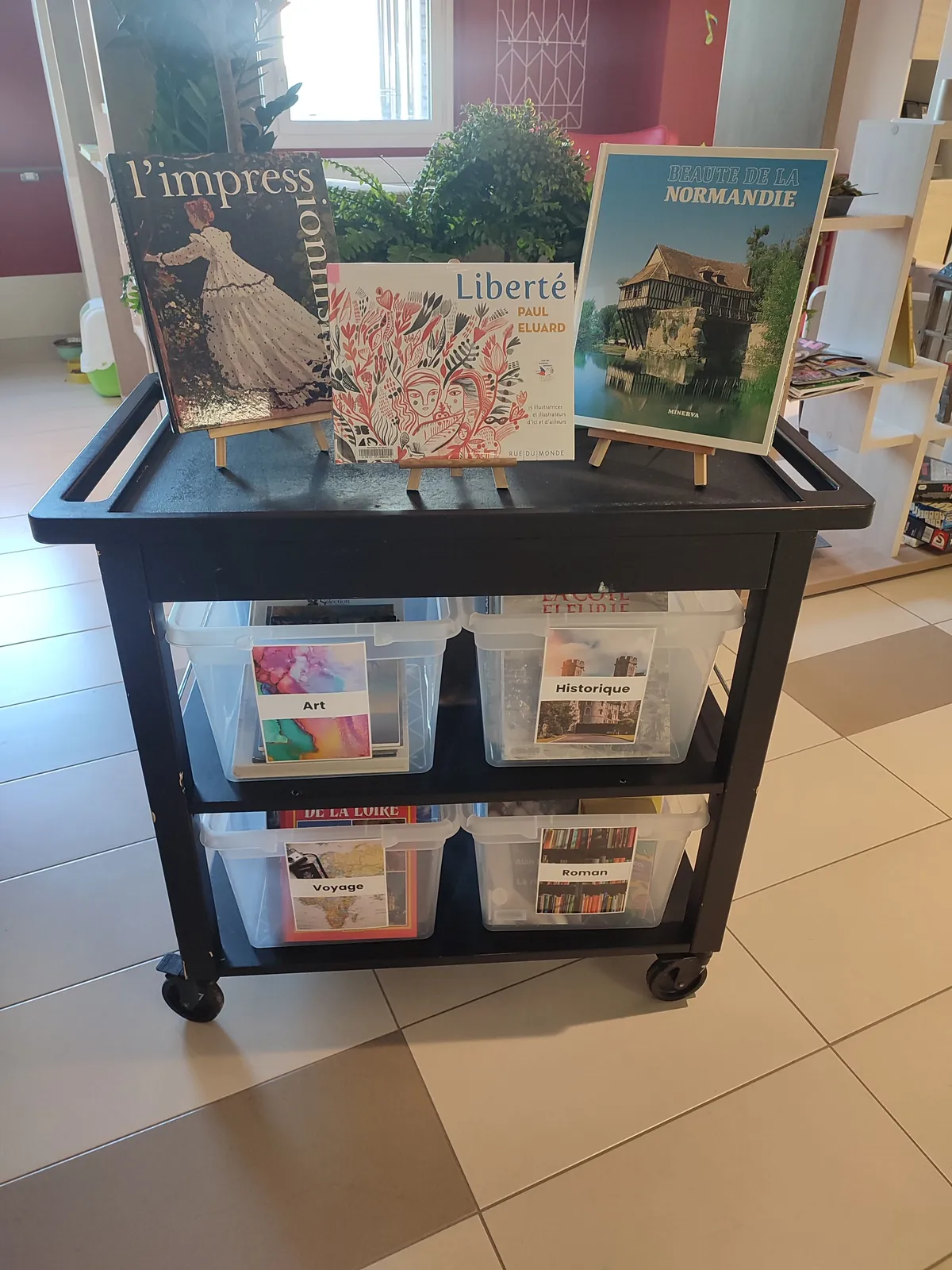 La bibliothèque mobile marche comme sur des roulettes !