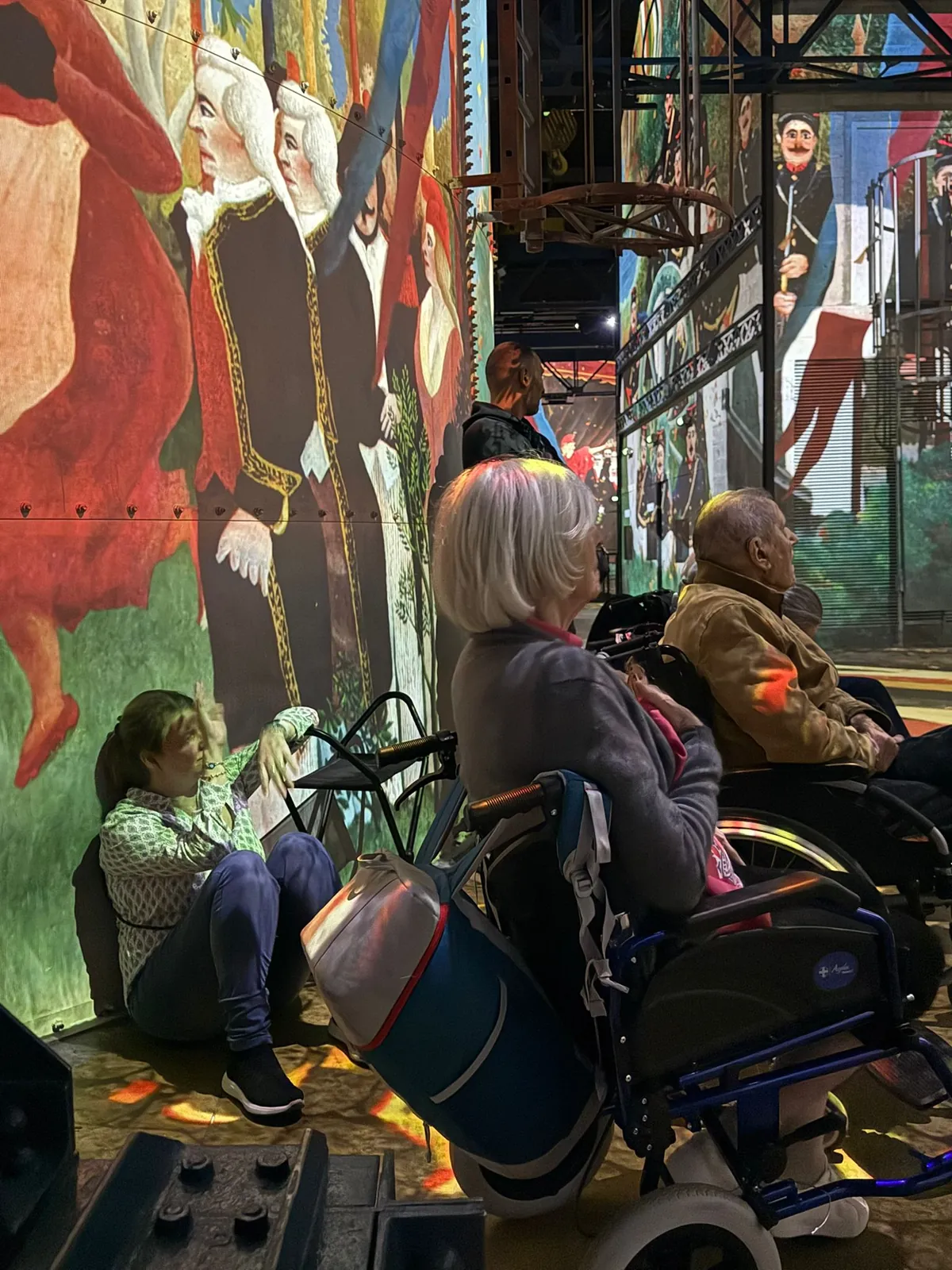 Sortie à l'Atelier des Lumières