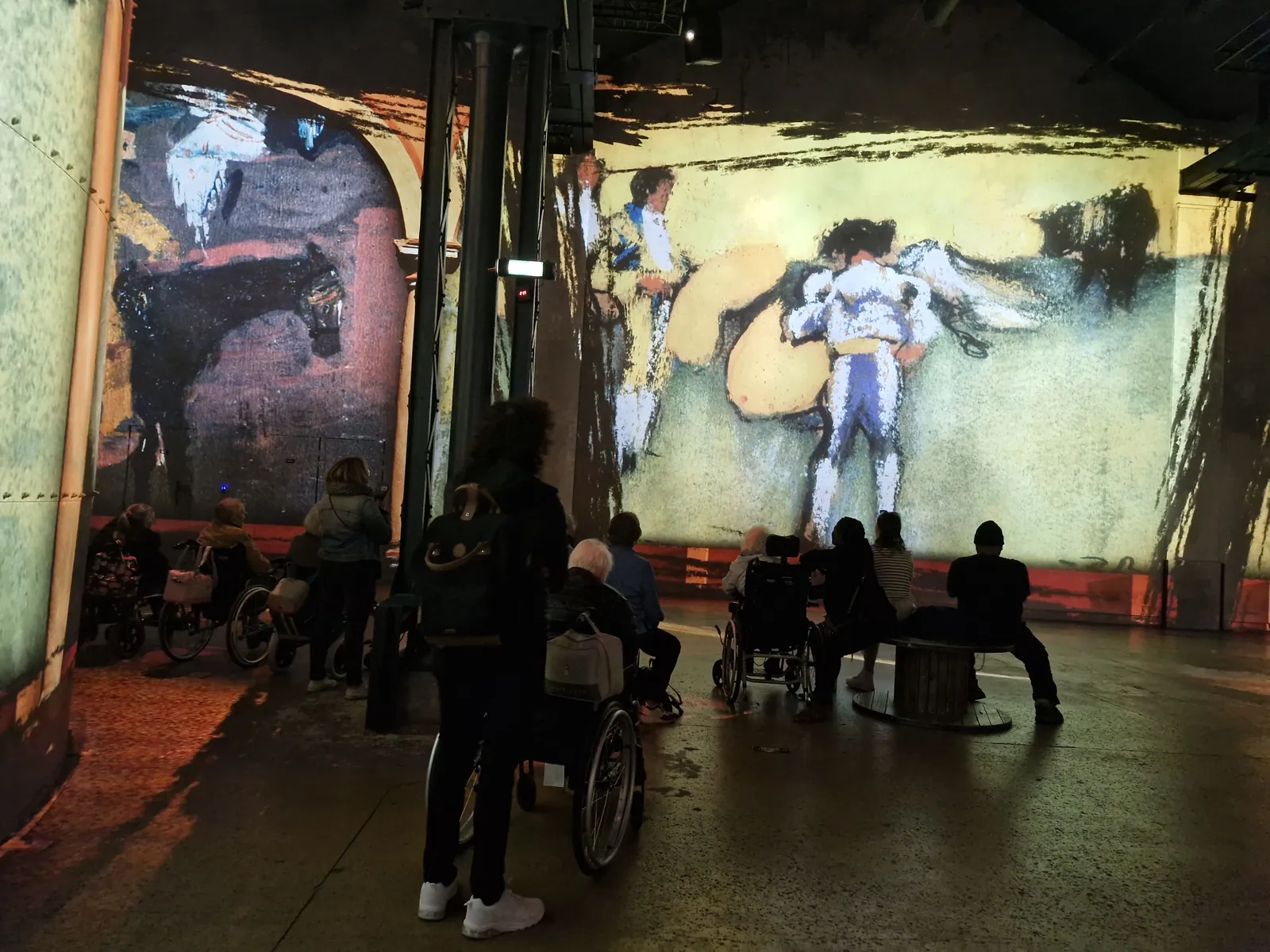 Sortie à l'Atelier des Lumières