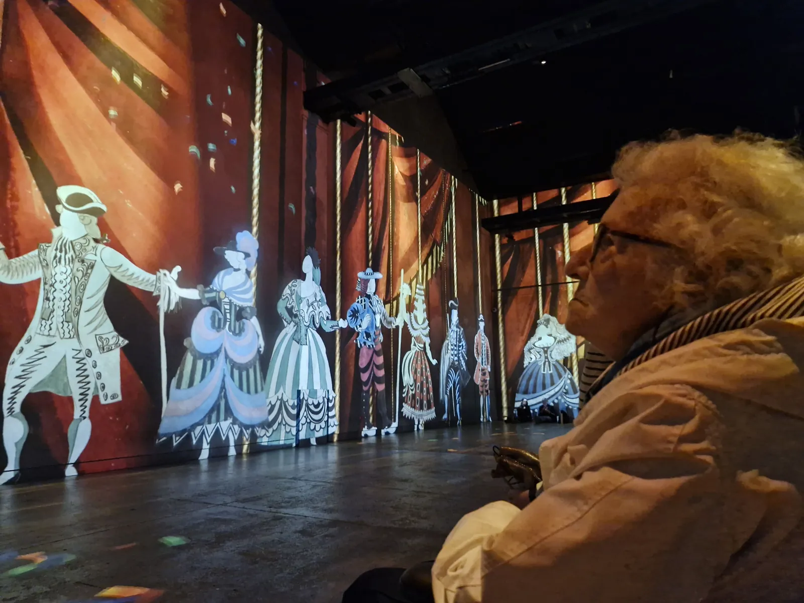 Sortie à l'Atelier des Lumières
