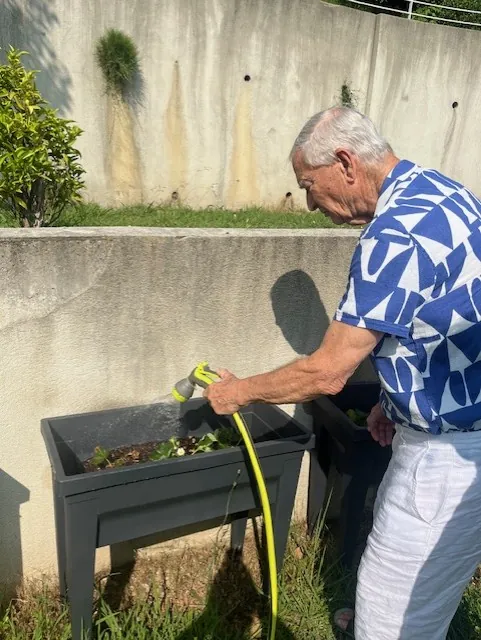 Animation jardinage à l’unité protégée