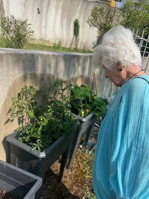 Animation jardinage à l’unité protégée