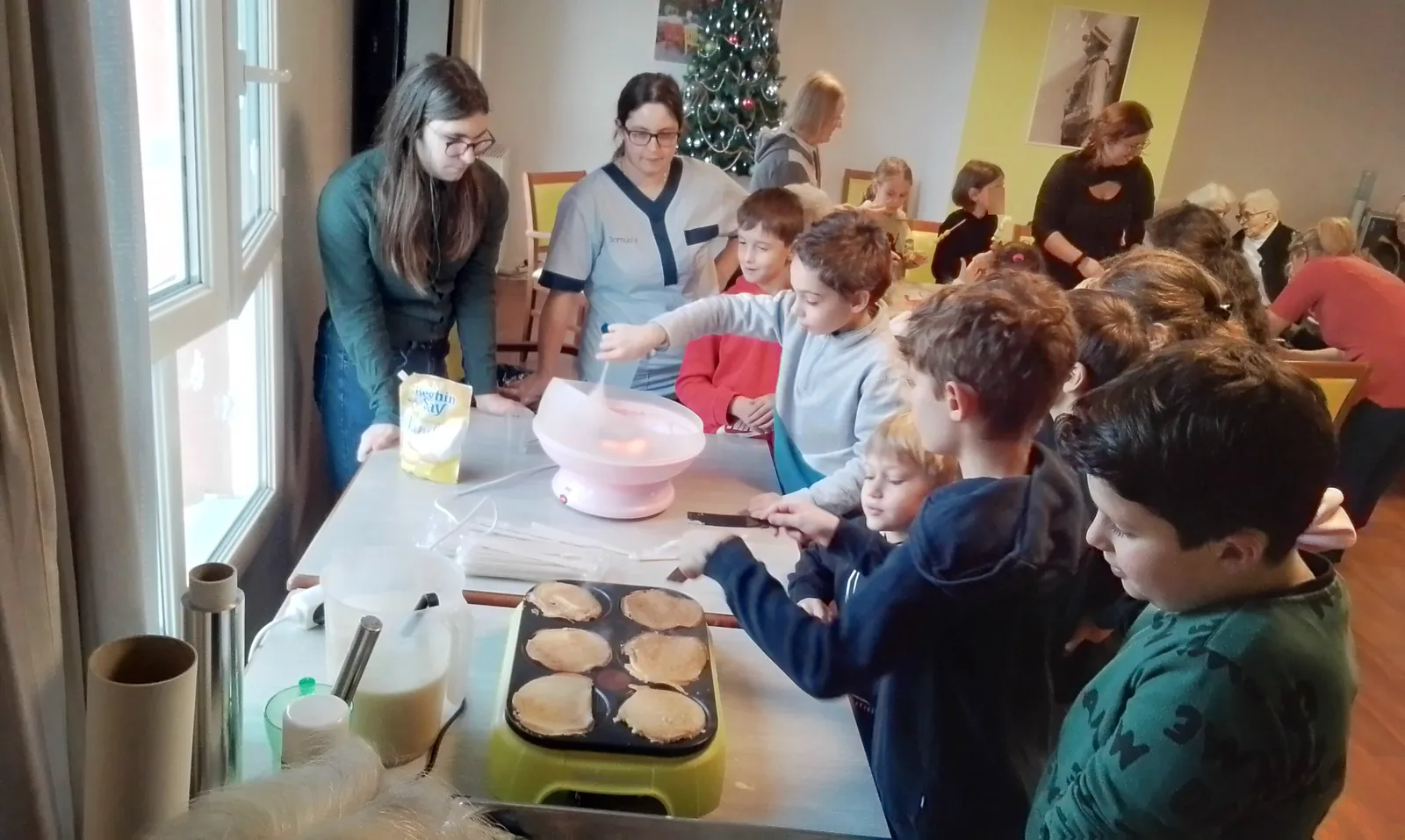 Rencontre sucrée avec les enfants du Centre d'Animation Municipal