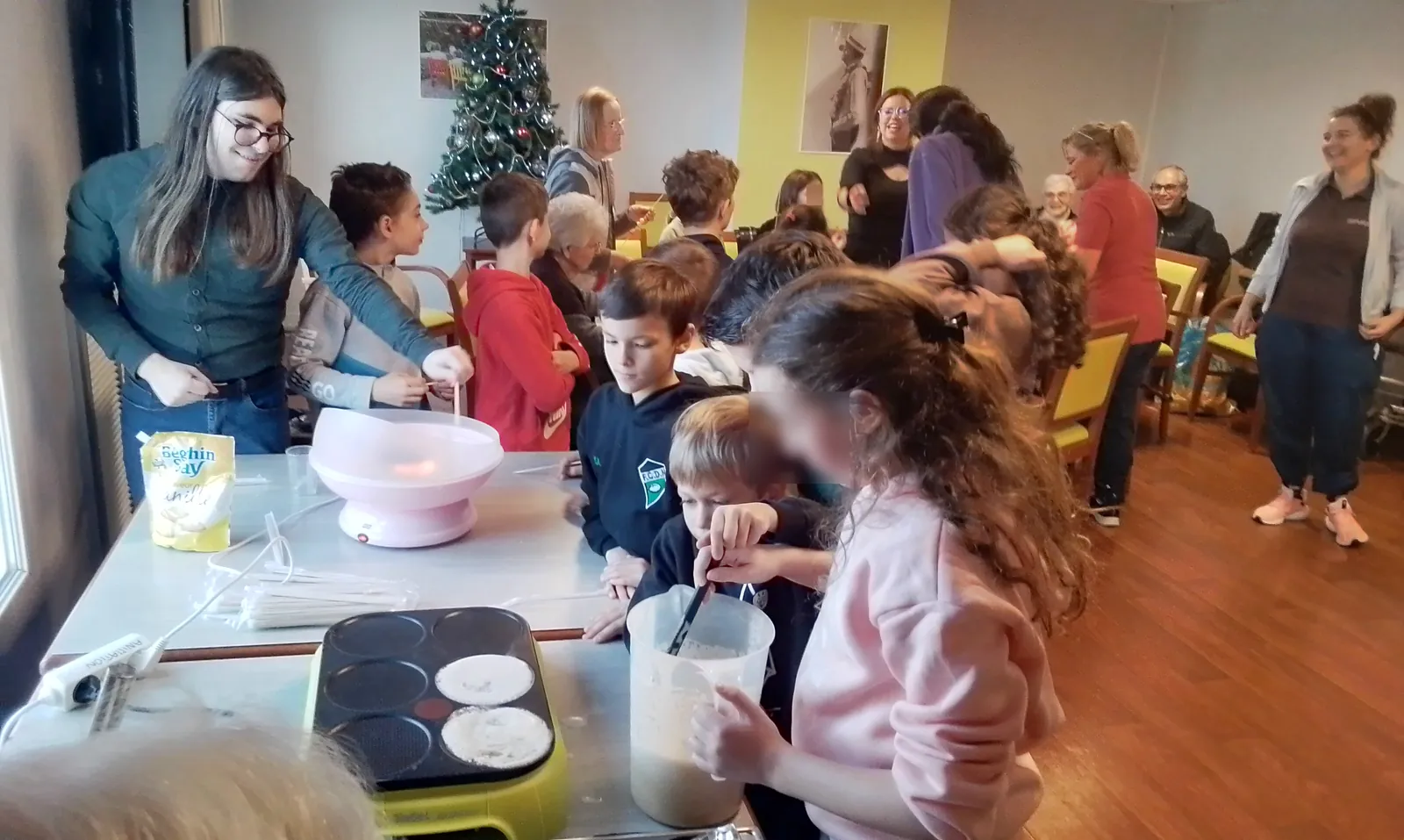 Rencontre sucrée avec les enfants du Centre d'Animation Municipal