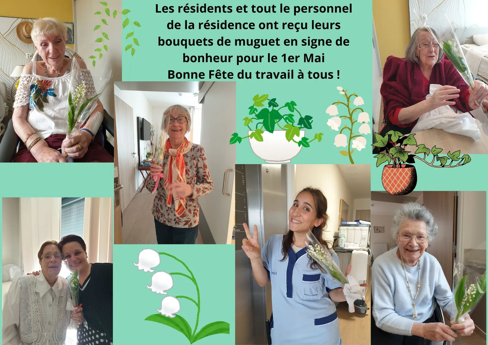 Le muguet du 1er Mai sur notre résidence 