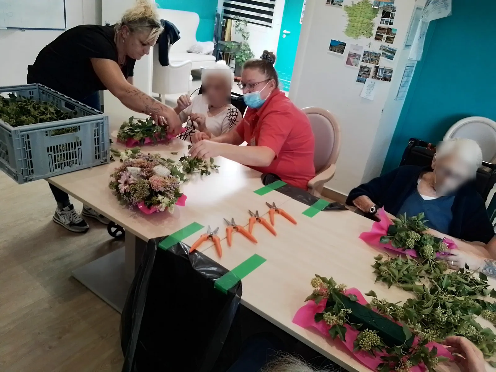 Un joli moment autour de l’art floral