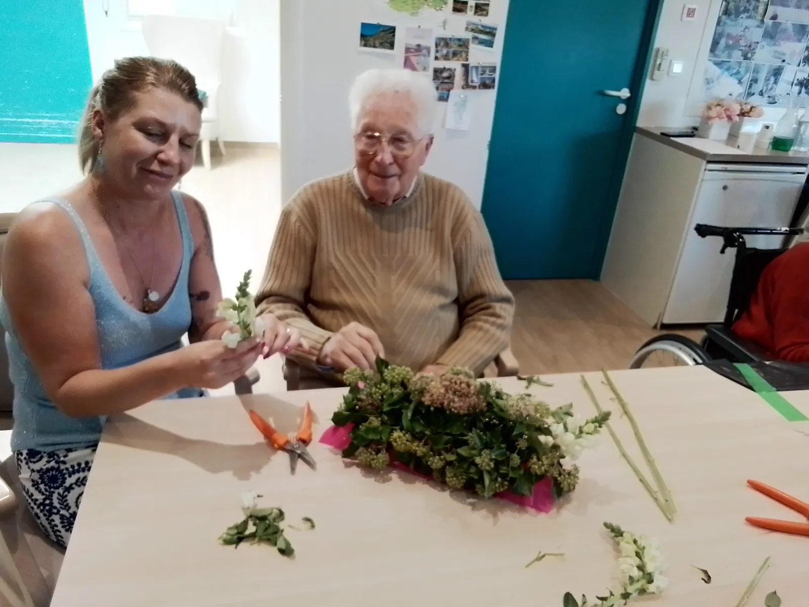 Un joli moment autour de l’art floral