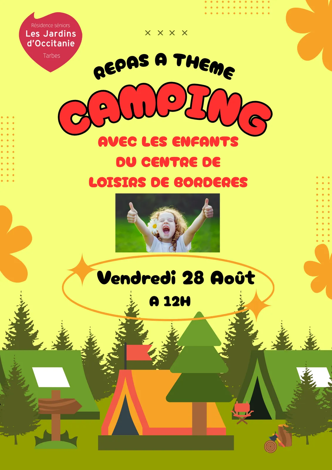 REPAS A THEME : CAMPING