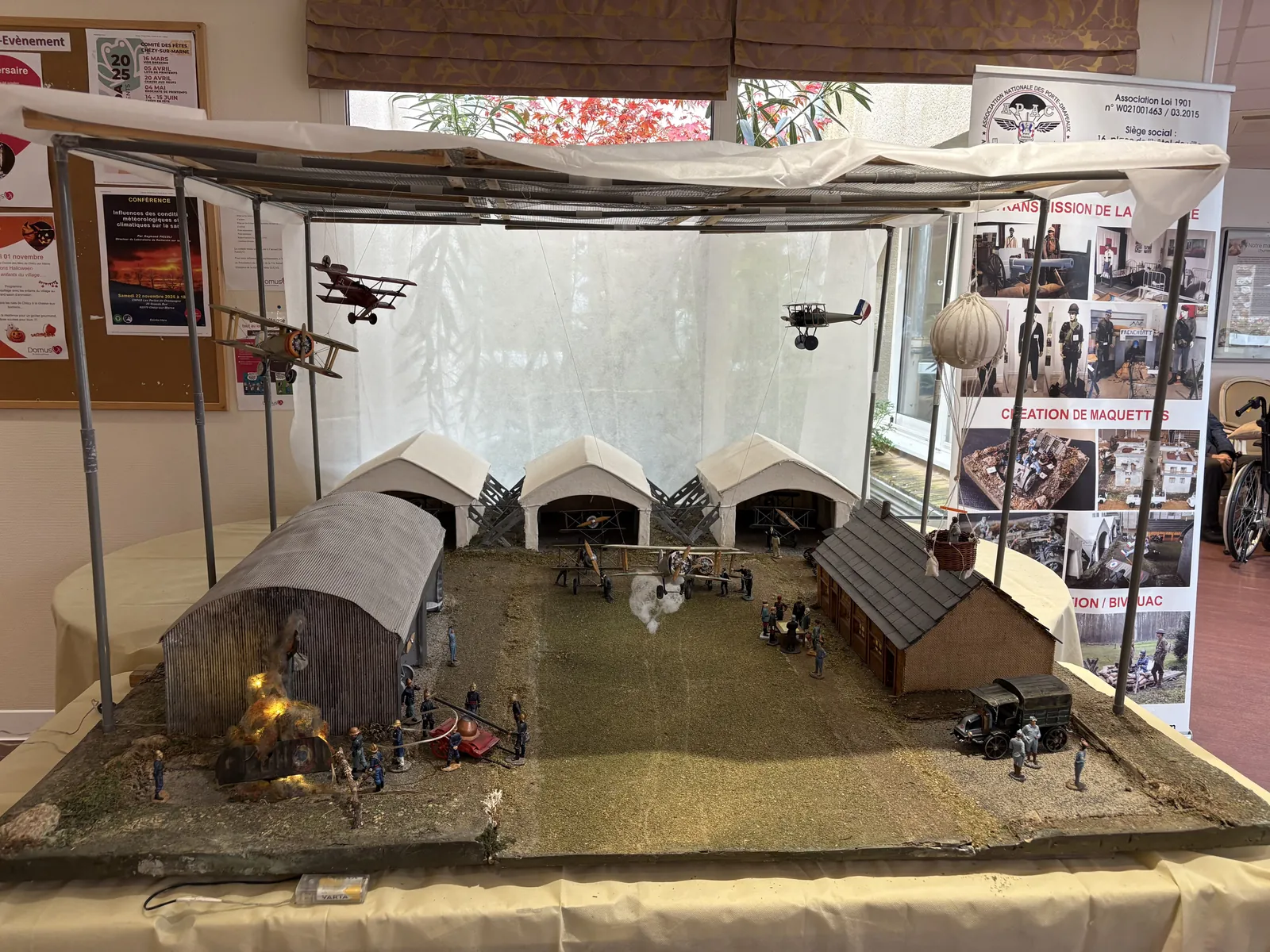 Exposition à la résidence : Un Camp d'Aviation de la Première Guerre Mondial