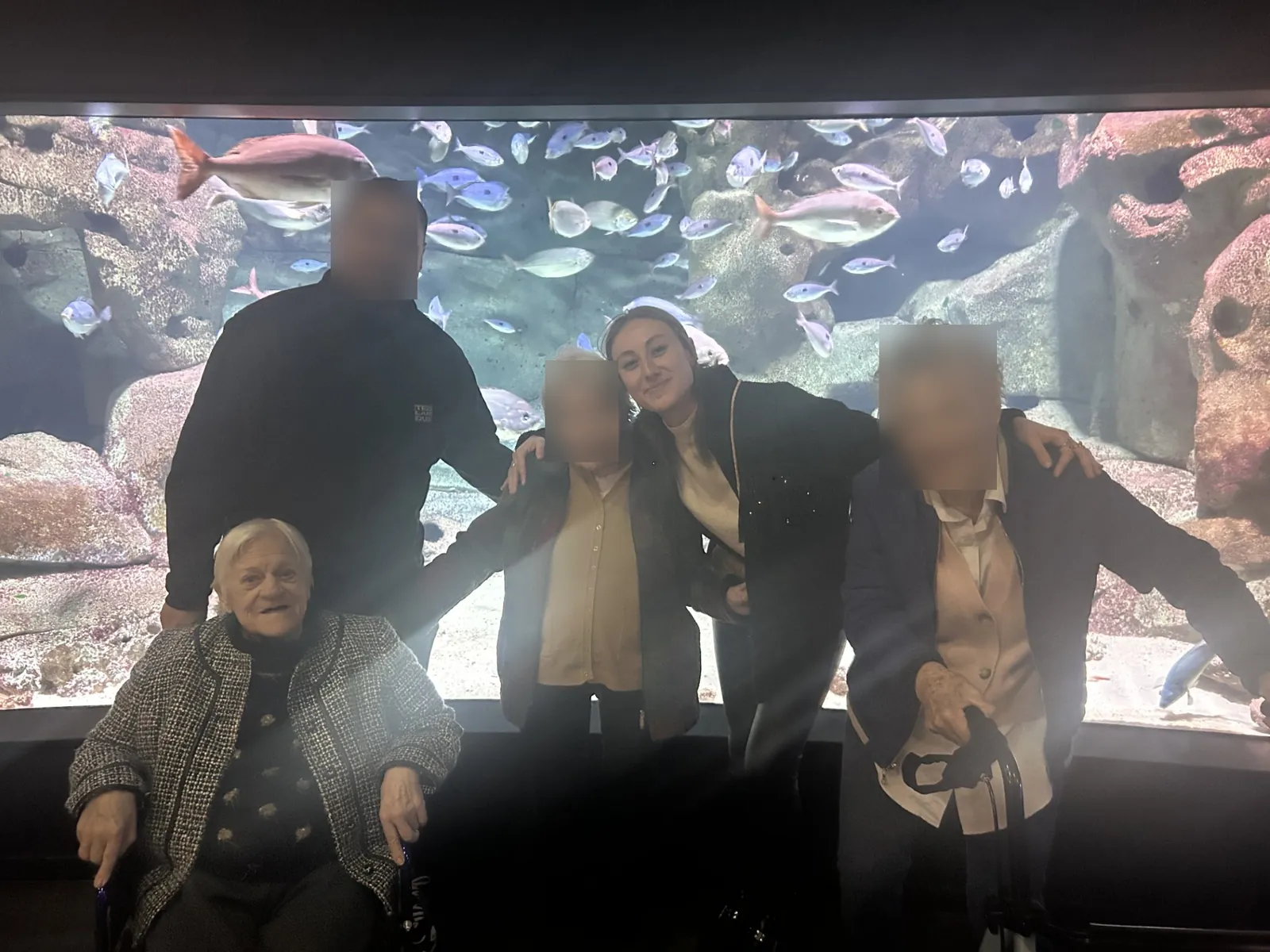 Sortie à l'aquarium du Trocadéro pour l'unité de vie protégée 