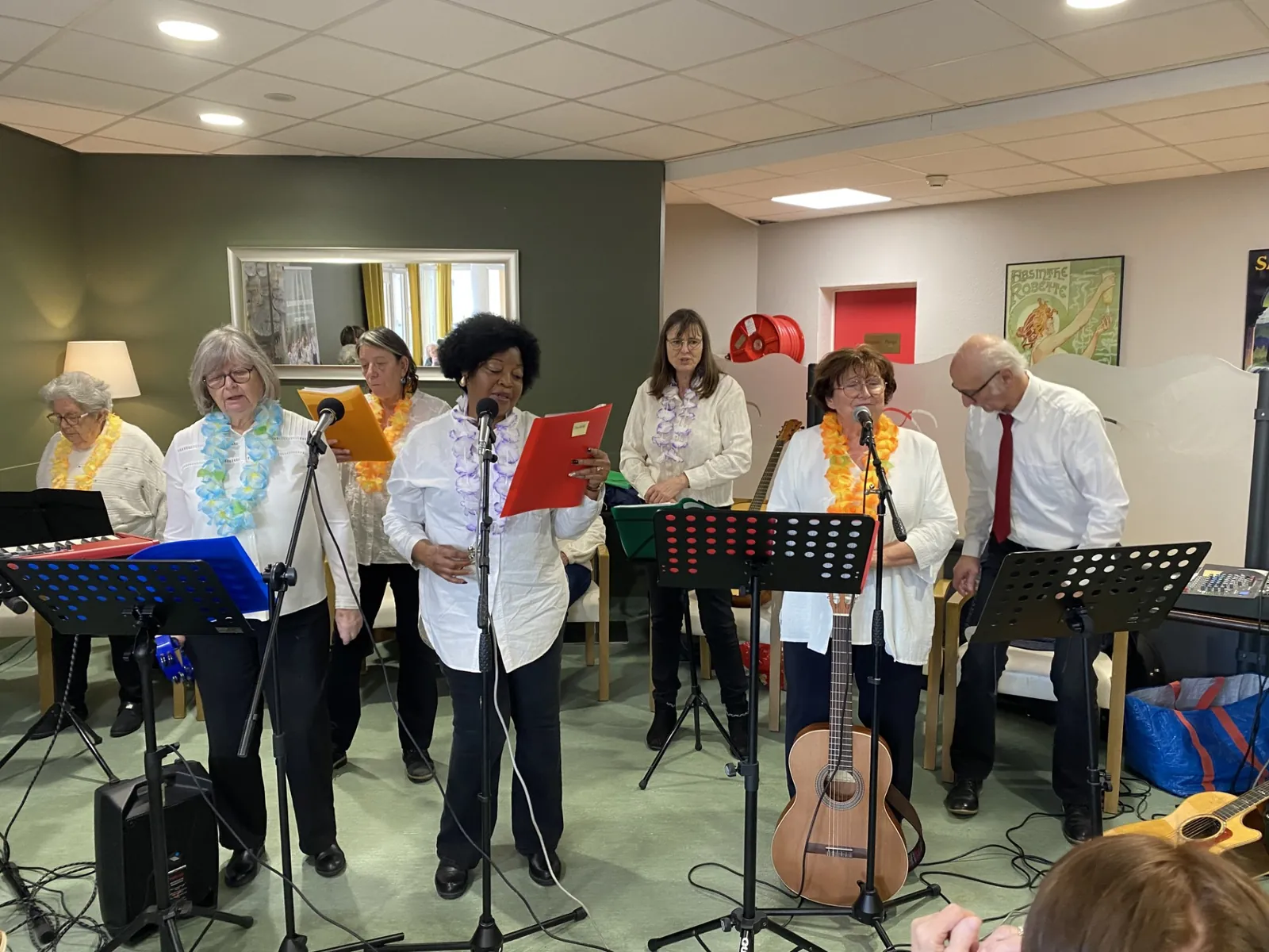 La chorale s'invite à l'EHPAD